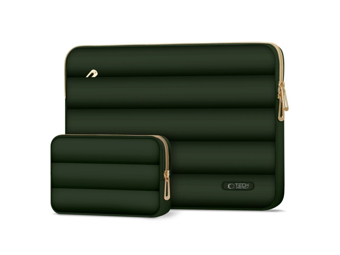 Mochila para laptop Tech-Protect Puffy 15-16 - verde-oliva