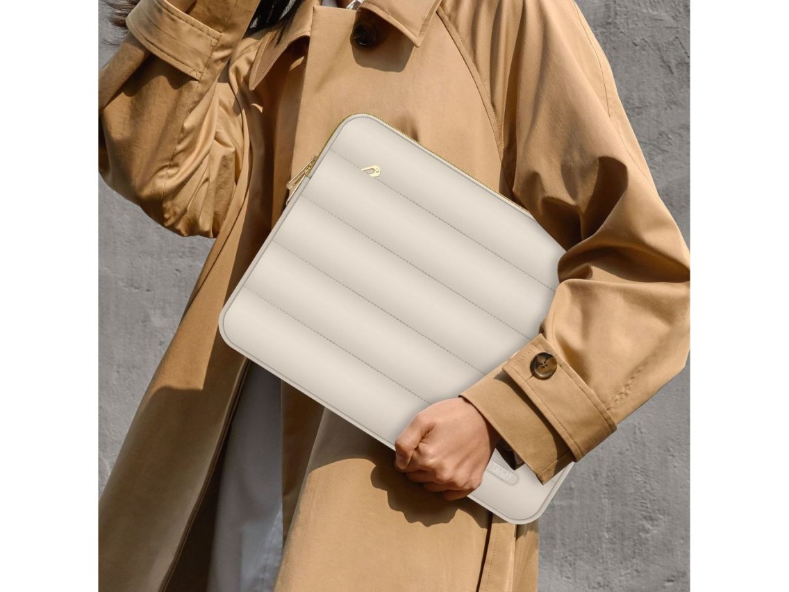 Tech-Protect Puffy 15-16 Laptop Bag - Beige