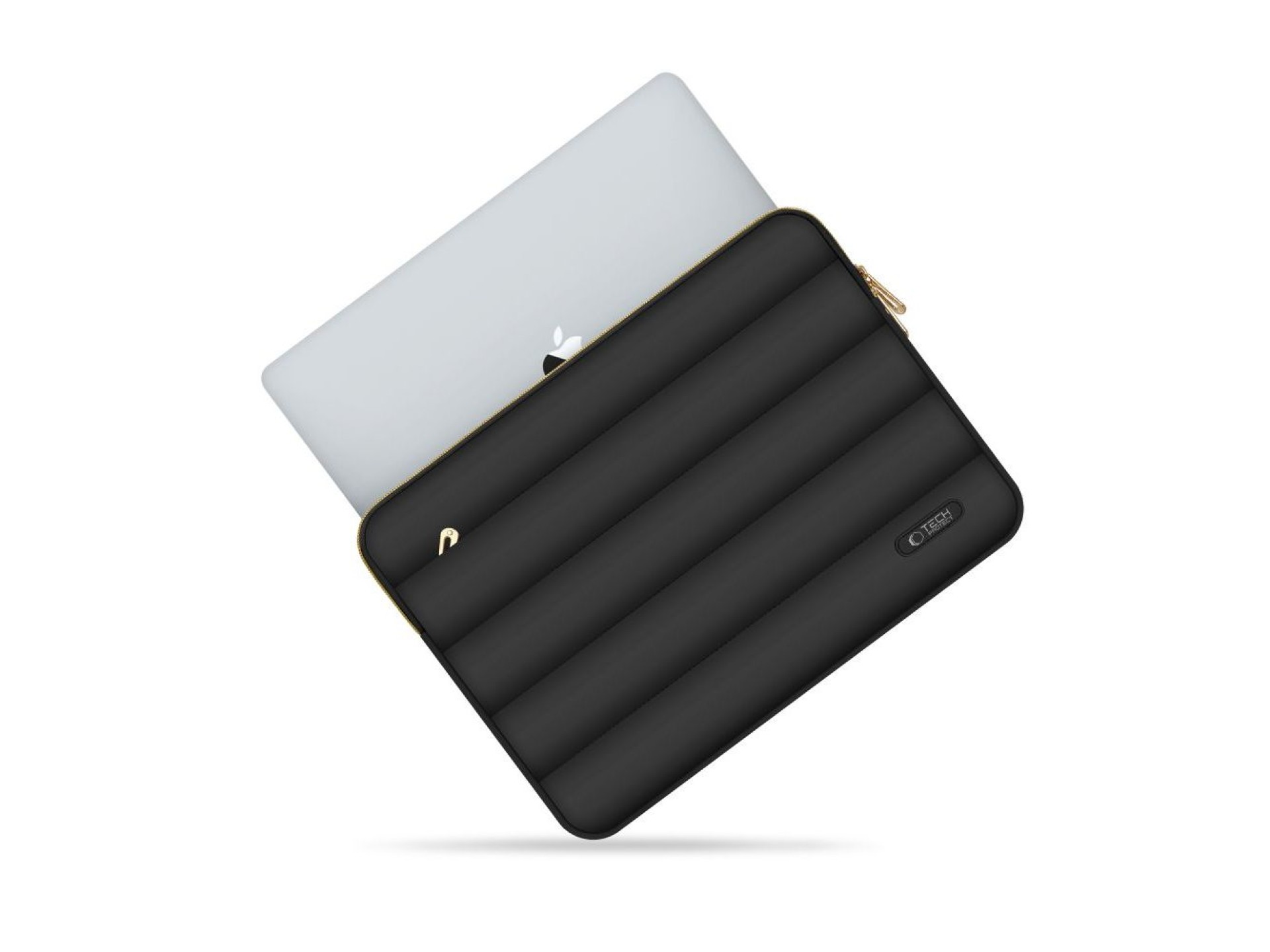 Funda acolchada Tech-Protect para portátil de 15-16 pulgadas - Negra