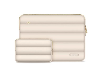Tech-Protect Puffy 13-14 Laptop Bag - Beige Tech-Protect Puffy 13-14 Laptop Bag - Beige