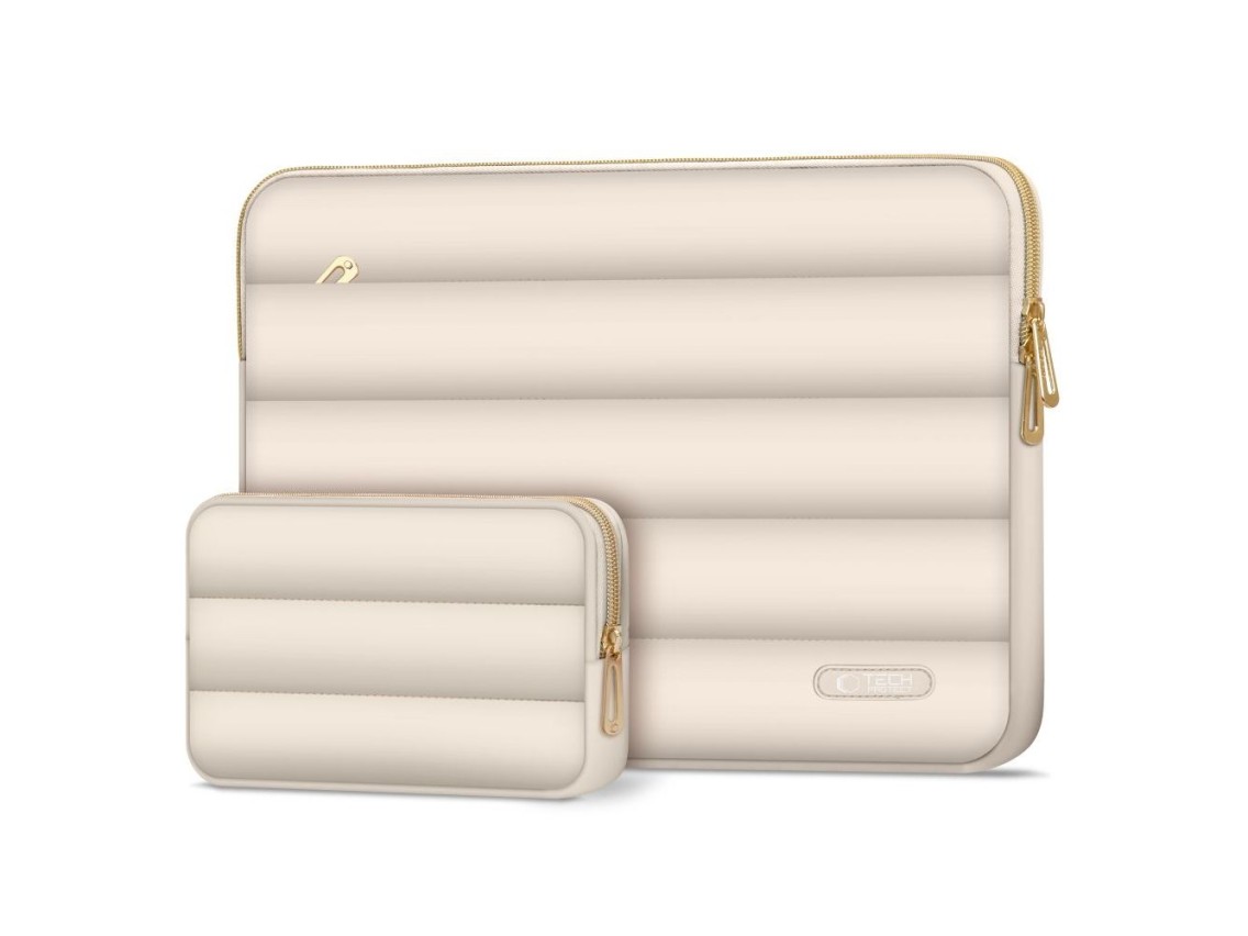 Tech-Protect Puffy 13-14 Laptop Bag - Beige