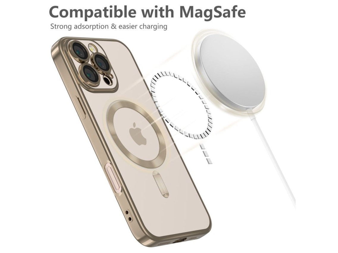 Funda Tech-Protect MagFlex MagSafe para iPhone 16 Pro Max - Dorada