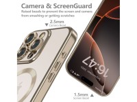 Tech-Protect MagFlex MagSafe iPhone 16 Pro Case - Gold Tech-Protect MagFlex MagSafe iPhone 16 Pro Case - Gold