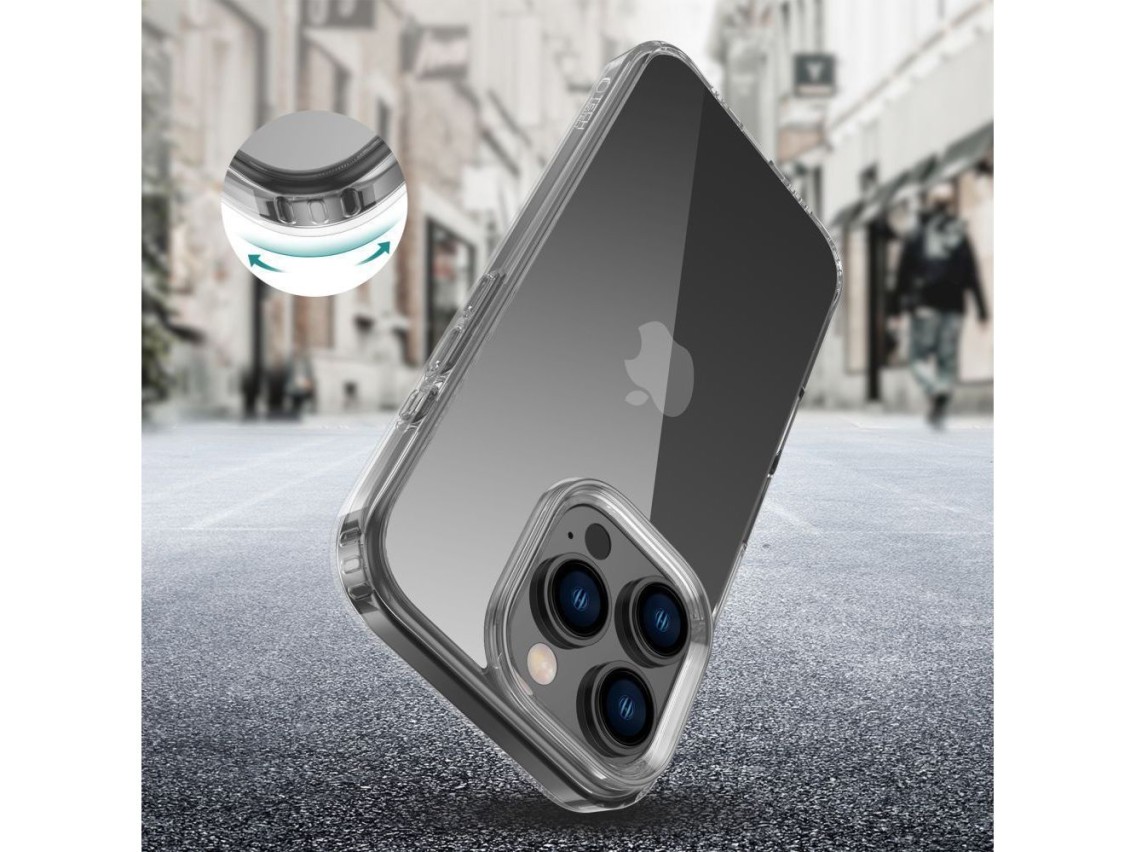 Funda híbrida Tech-Protect FlexAir para Xiaomi 14T - Transparente