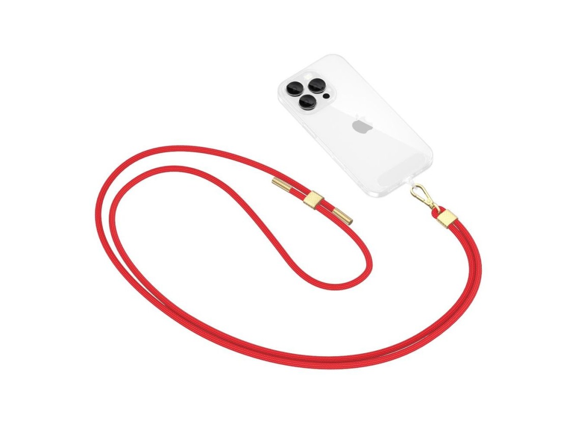 Tech-Protect C2S Rope Crossbody Strap Leash - Red