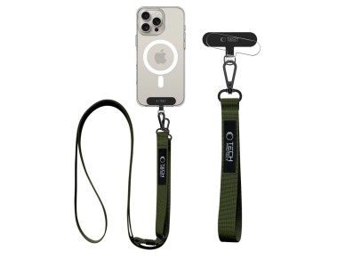 Tech-Protect C65 Rope Crossbody Leash - Olive