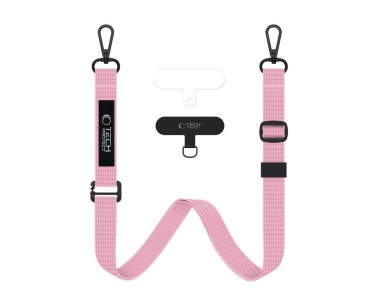 Tech-Protect C65 Rope Crossbody Leash - Pink