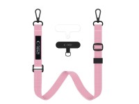 Tech-Protect C65 Rope Crossbody Leash - Pink
