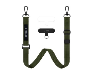 Tech-Protect C65 Rope Crossbody Leash - Olive