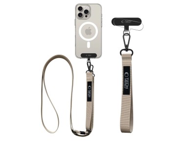 Correa cruzada de cuerda Tech-Protect C65 - Beige