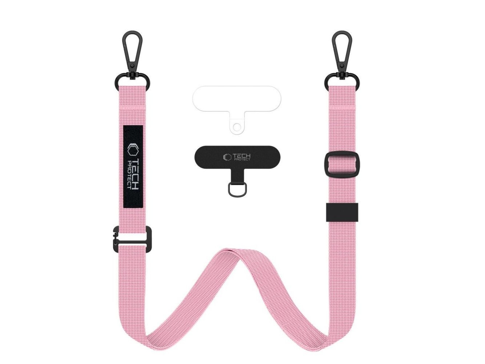 Tech-Protect C65 Rope Crossbody Leash - Pink