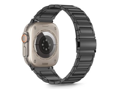 Correa Tech-Protect de acero inoxidable para Apple Watch de 44/45/46/49 mm - Negra Correa Tech-Protect de acero inoxidable para Apple Watch de 44/45/46/49 mm - Negra