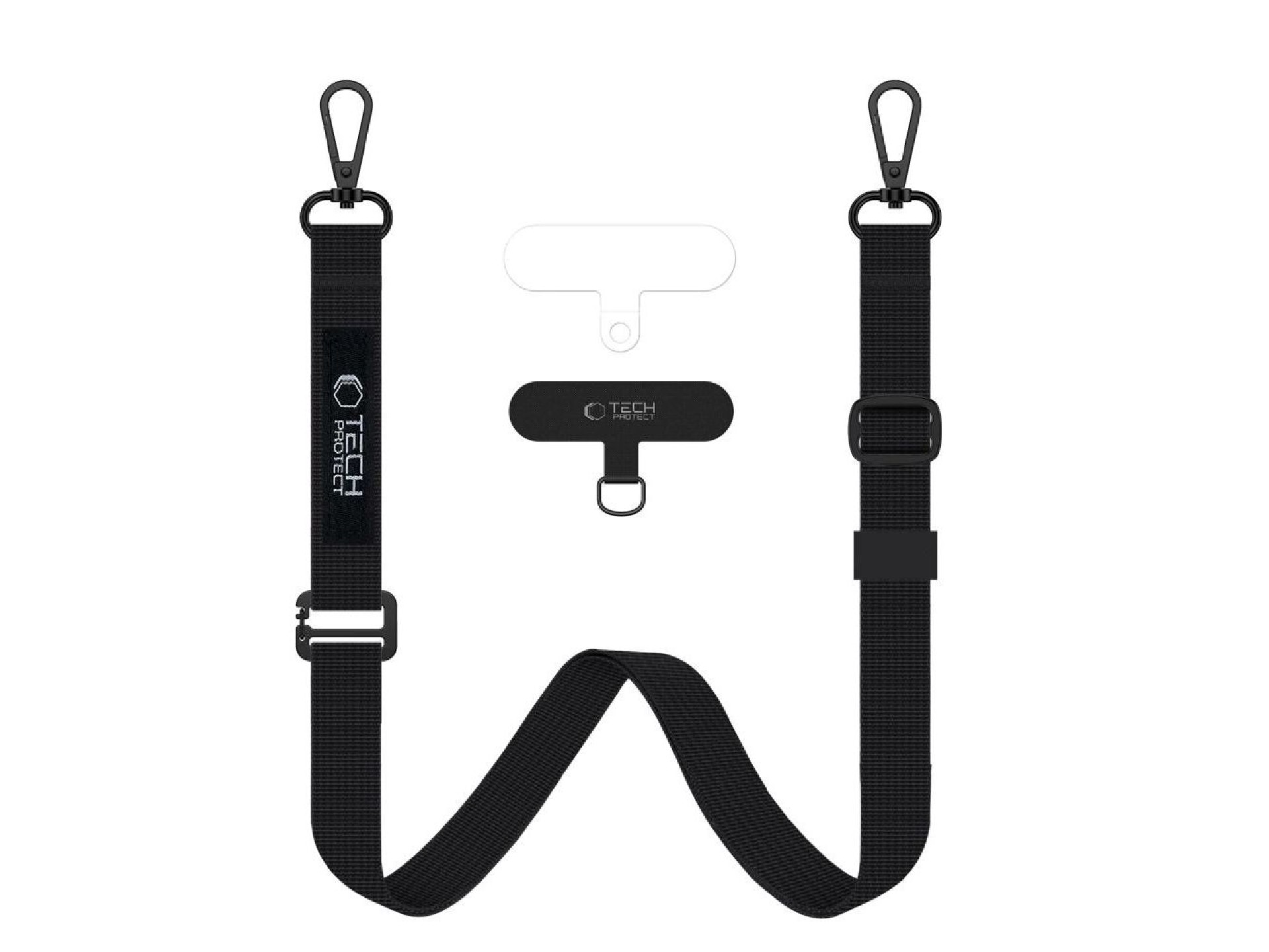 Tech-Protect C65 Rope Crossbody Leash - Black