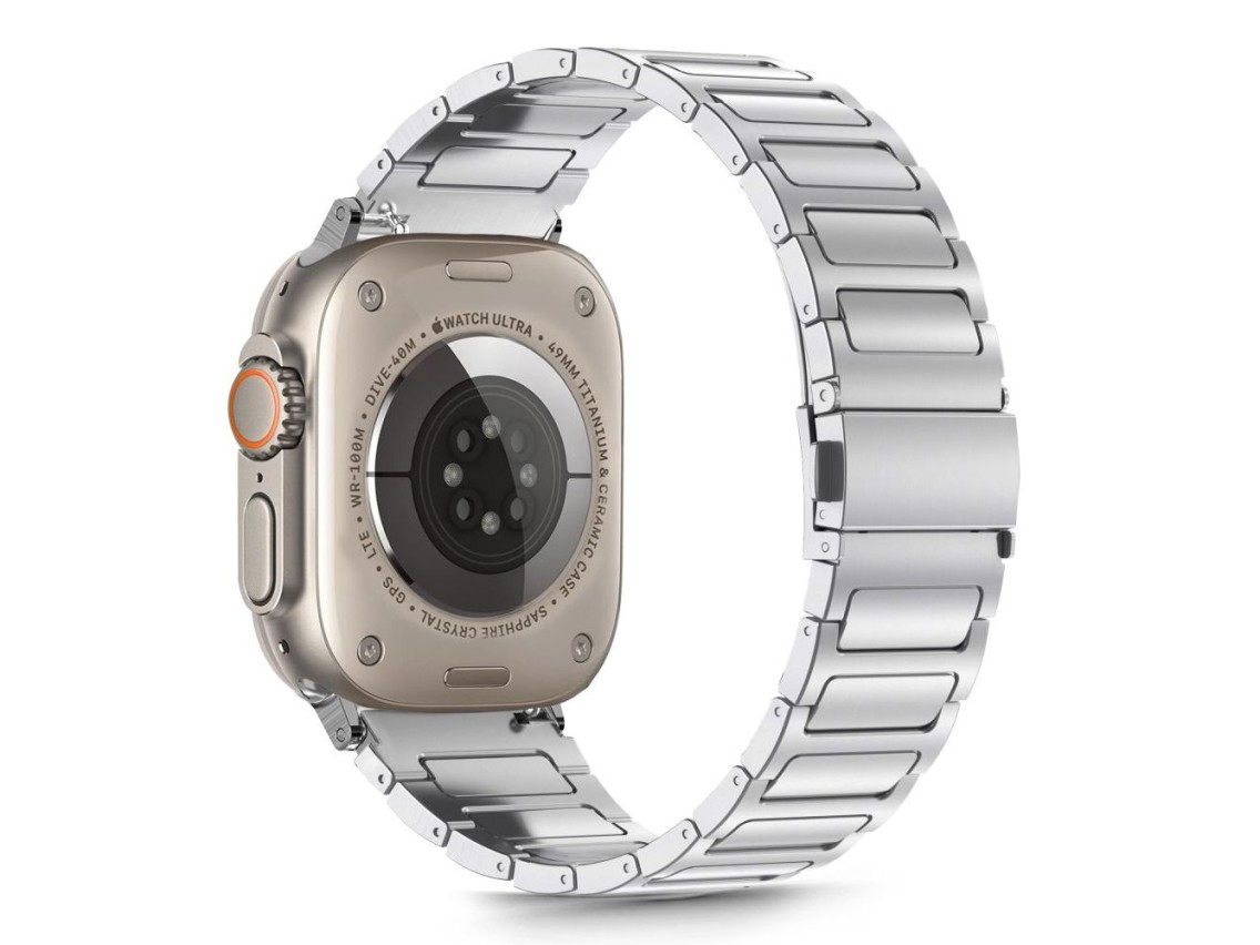 Tech-Protect Stainless Bracelet for Apple Watch 44 / 45 / 46 / 49 mm - Silver