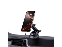 Suporte veicular Tech-Protect MM15W-V7 QI2 com carregador indutivo - Preto Suporte veicular Tech-Protect MM15W-V7 QI2 com carregador indutivo - Preto
