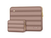 Bolsa para laptop Tech-Protect Puffy de 13-14 polegadas - Marrom Bolsa para laptop Tech-Protect Puffy de 13-14 polegadas - Marrom