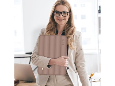 Bolsa para laptop Tech-Protect Puffy de 15 a 16 polegadas - Marrom Bolsa para laptop Tech-Protect Puffy de 15 a 16 polegadas - Marrom