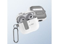 Tech-Protect Slim Hook Case for AirPods 4 - White Tech-Protect Slim Hook Case for AirPods 4 - White