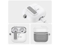 Tech-Protect Slim Hook Case for AirPods 4 - White Tech-Protect Slim Hook Case for AirPods 4 - White