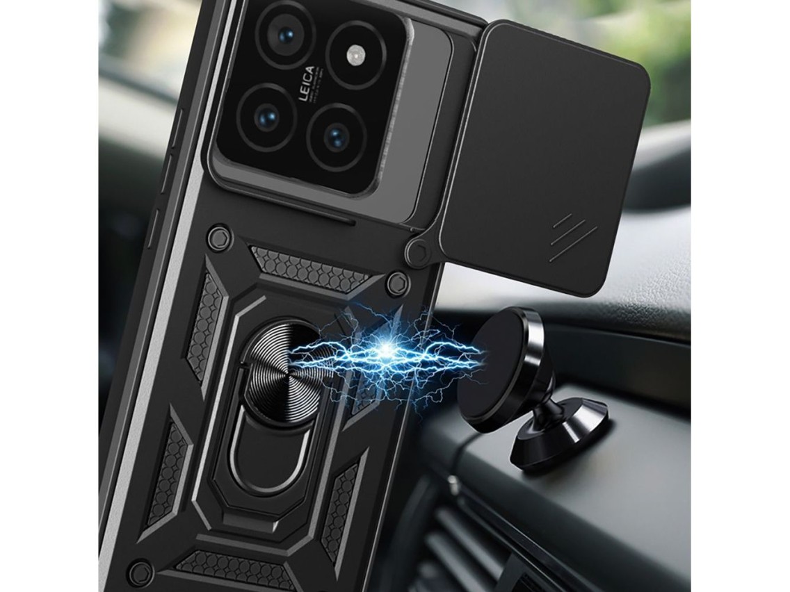 Capa Tech-Protect CamShield Pro para Xiaomi 14T Pro - Preta