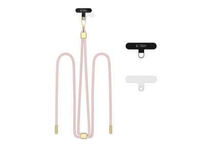 Tech-Protect C2S Rope Crossbody Strap Leash - Pink