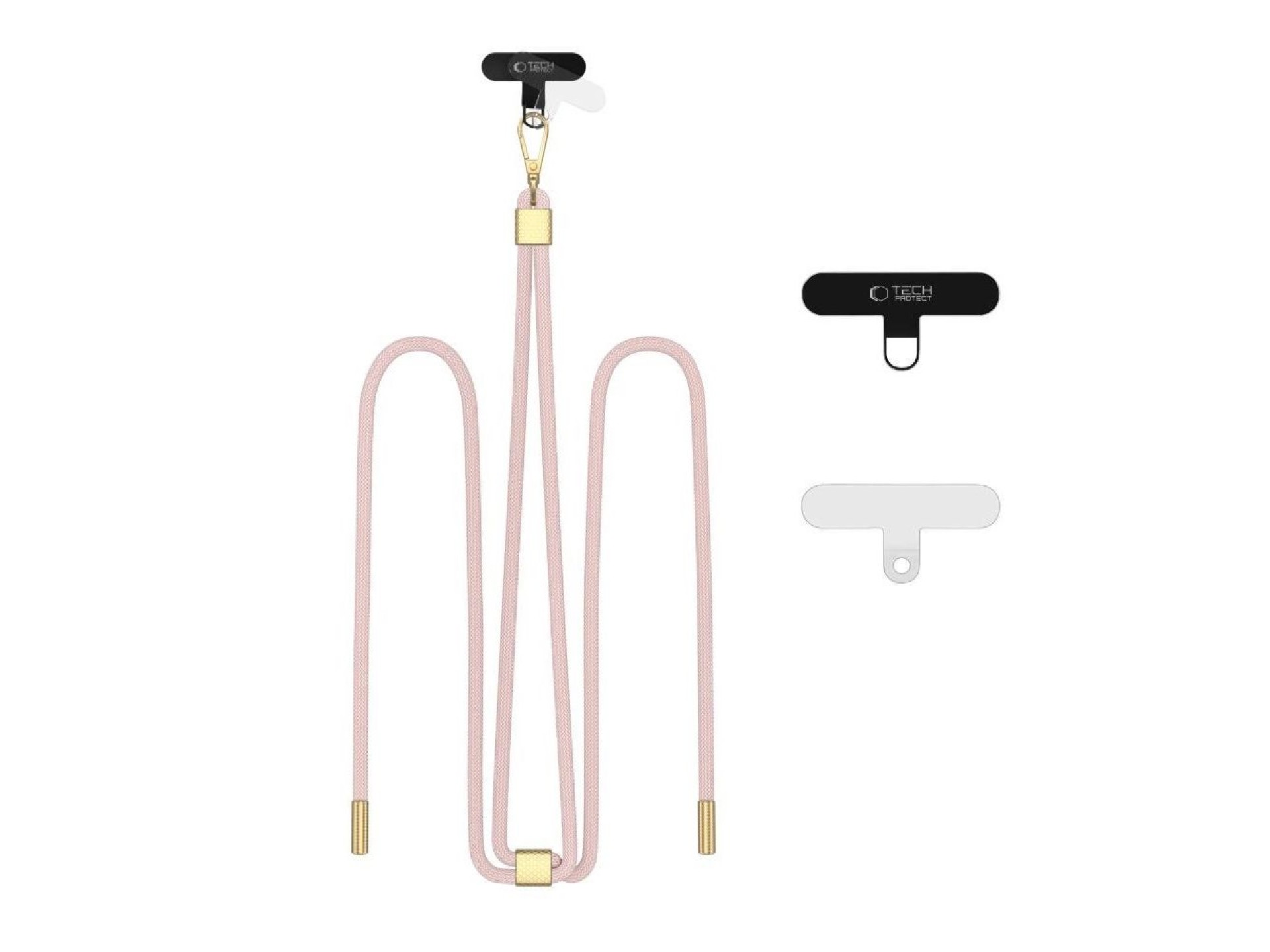 Guia transversal Tech-Protect C2S em corda - Rosa
