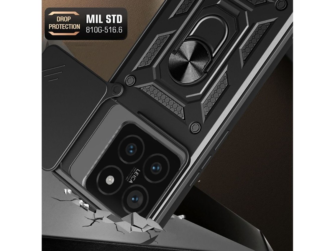 Tech-Protect CamShield Pro Case for Xiaomi 14T - Black