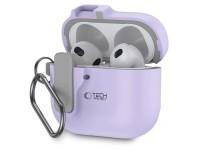 Tech-Protect Slim Hook Case for AirPods 4 - Purple Tech-Protect Slim Hook Case for AirPods 4 - Purple