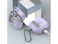 Tech-Protect Slim Hook Case for AirPods 4 - Purple Tech-Protect Slim Hook Case for AirPods 4 - Purple