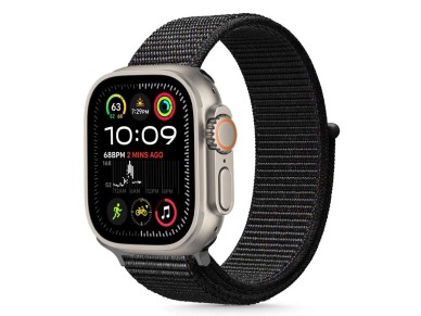 Tech-Protect Nylon Strap for Apple Watch 44 / 45 / 46 / 49 mm - Black Tech-Protect Nylon Strap for Apple Watch 44 / 45 / 46 / 49 mm - Black