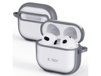 Funda Tech-Protect Slim Hook para AirPods 4 - Gris Funda Tech-Protect Slim Hook para AirPods 4 - Gris