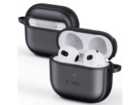 Capa Tech-Protect Slim Hook para AirPods 4 - Preta Capa Tech-Protect Slim Hook para AirPods 4 - Preta