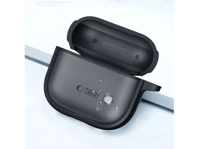 Tech-Protect Slim Hook Case for AirPods 4 - Black Tech-Protect Slim Hook Case for AirPods 4 - Black