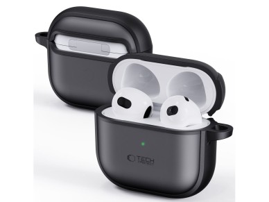 Tech-Protect Slim Hook Case for AirPods 4 - Black Tech-Protect Slim Hook Case for AirPods 4 - Black