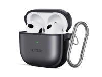 Capa Tech-Protect Slim Hook para AirPods 4 - Preta Capa Tech-Protect Slim Hook para AirPods 4 - Preta