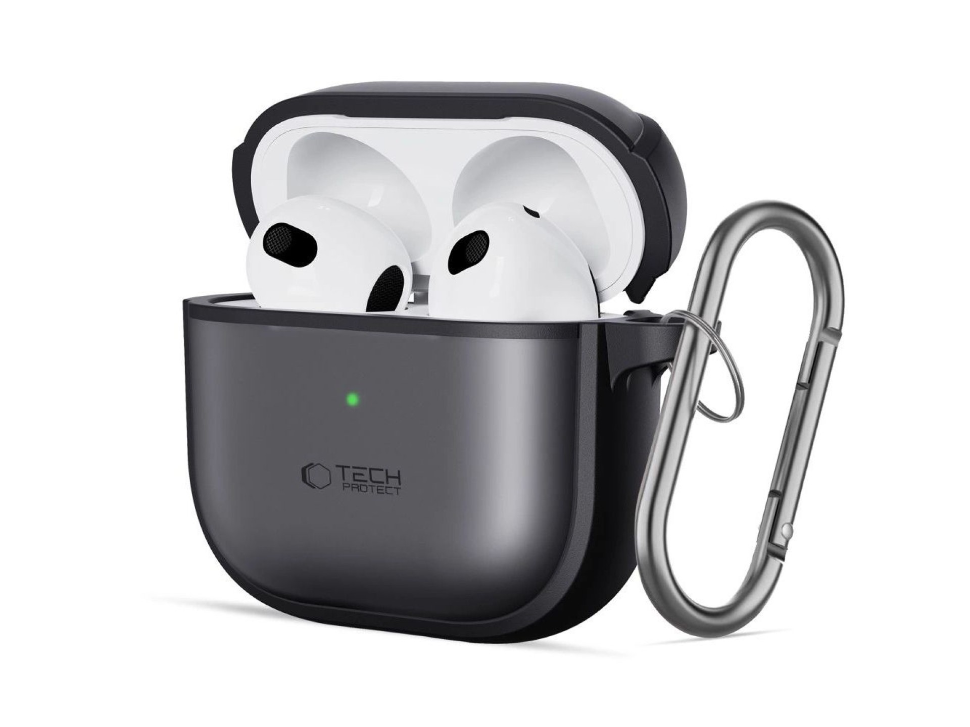 Capa Tech-Protect Slim Hook para AirPods 4 - Preta
