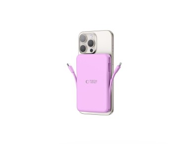 Bater�a externa Tech-Protect PB31 MagSafe de 10000 mAh - Morada