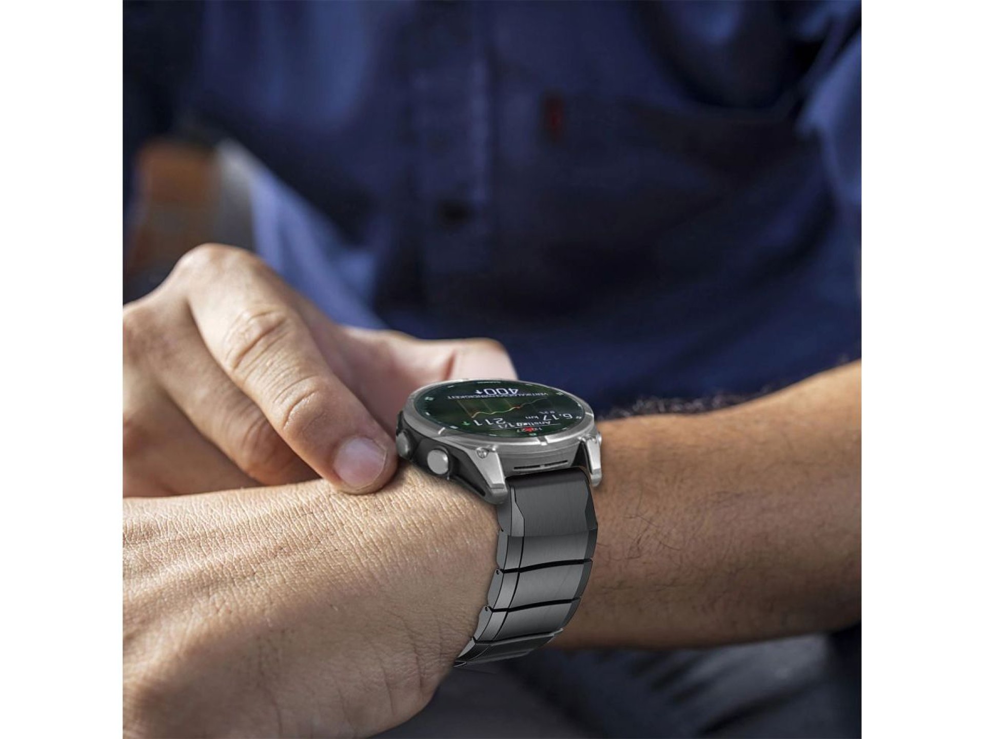 Brazalete Tech-Protect SteelBand para Garmin Fenix ??5X / 5X PLUS / 6X / 6X PRO / 7X / 8 (51 mm) - T
