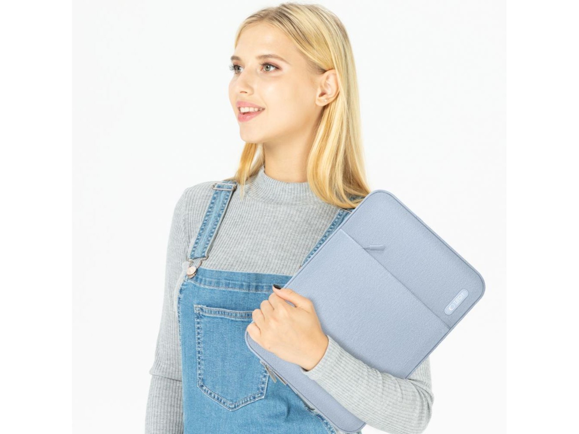 Capa protetora para laptop Tech-Protect de 13 a 14 polegadas - Azul