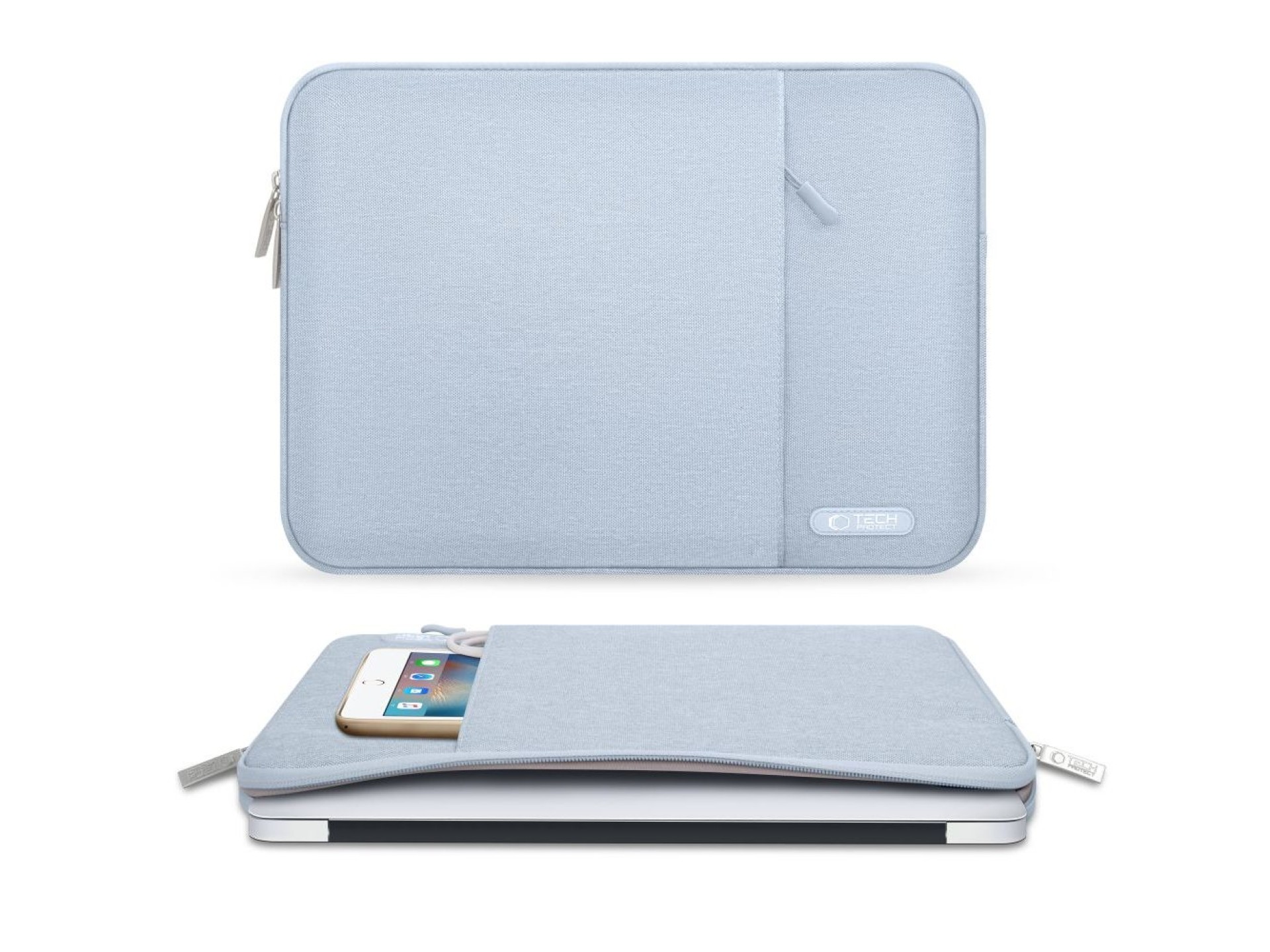 Capa protetora para laptop Tech-Protect de 13 a 14 polegadas - Azul