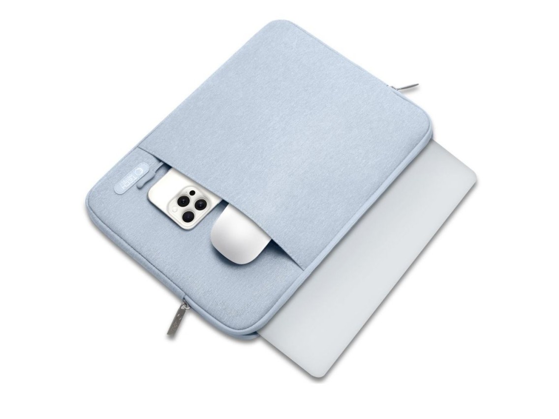 Capa protetora para laptop Tech-Protect de 13 a 14 polegadas - Azul