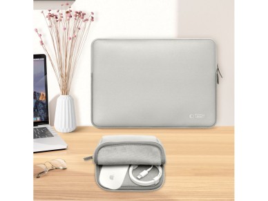 Bolsa para laptop Tech-Protect Neoslim de 15 a 16 polegadas - Cinza Bolsa para laptop Tech-Protect Neoslim de 15 a 16 polegadas - Cinza
