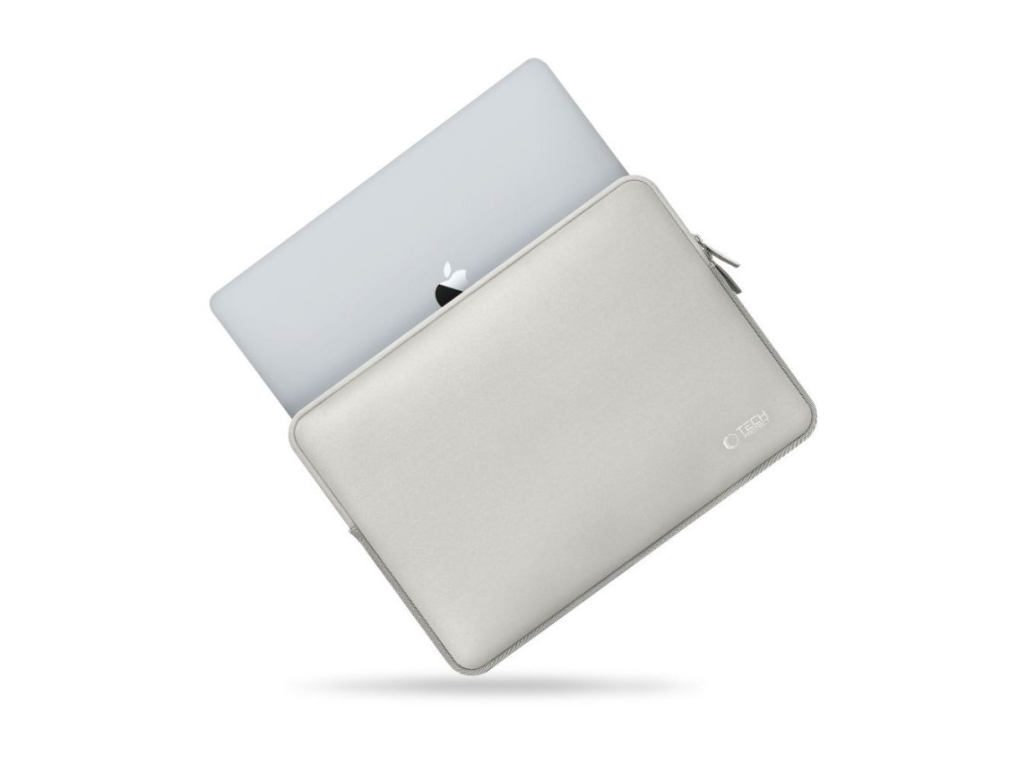 Bolsa para laptop Tech-Protect Neoslim de 15 a 16 polegadas - Cinza
