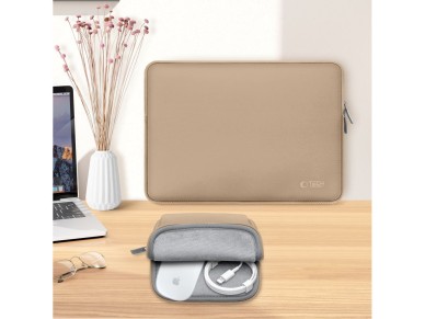 Bolsa para laptop Tech-Protect Neoslim de 15 a 16 polegadas - Bege Bolsa para laptop Tech-Protect Neoslim de 15 a 16 polegadas - Bege
