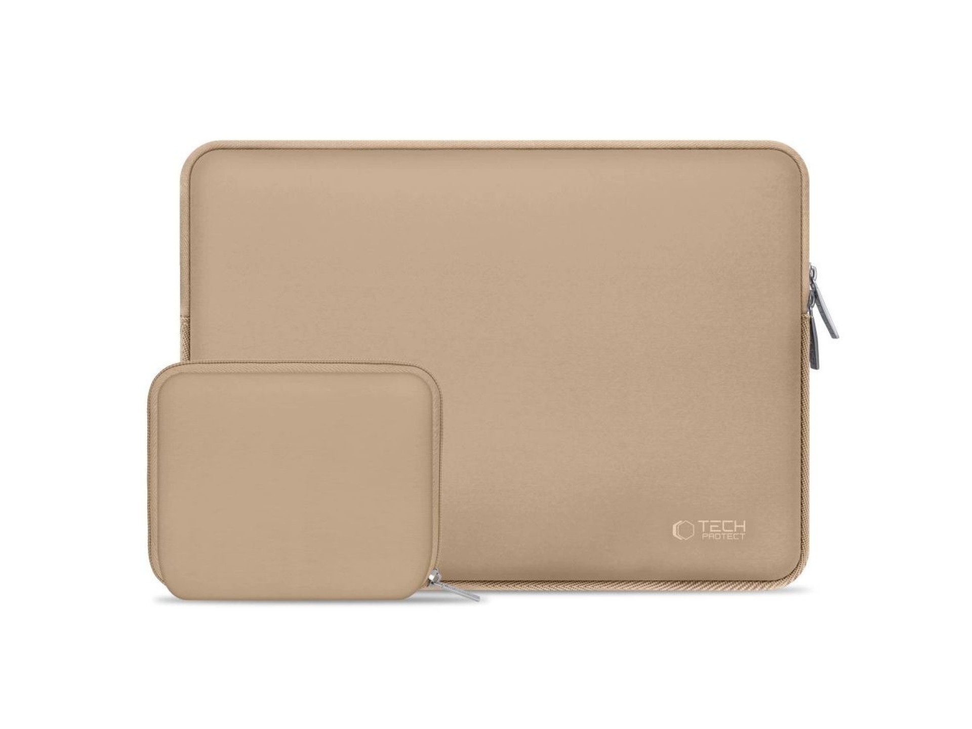 Bolsa para laptop Tech-Protect Neoslim de 15 a 16 polegadas - Bege
