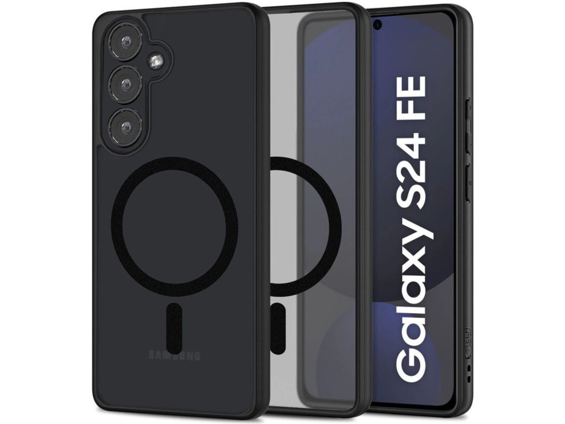 Capa Tech-Protect MagMat MagSafe para Samsung Galaxy S24 FE - Preta