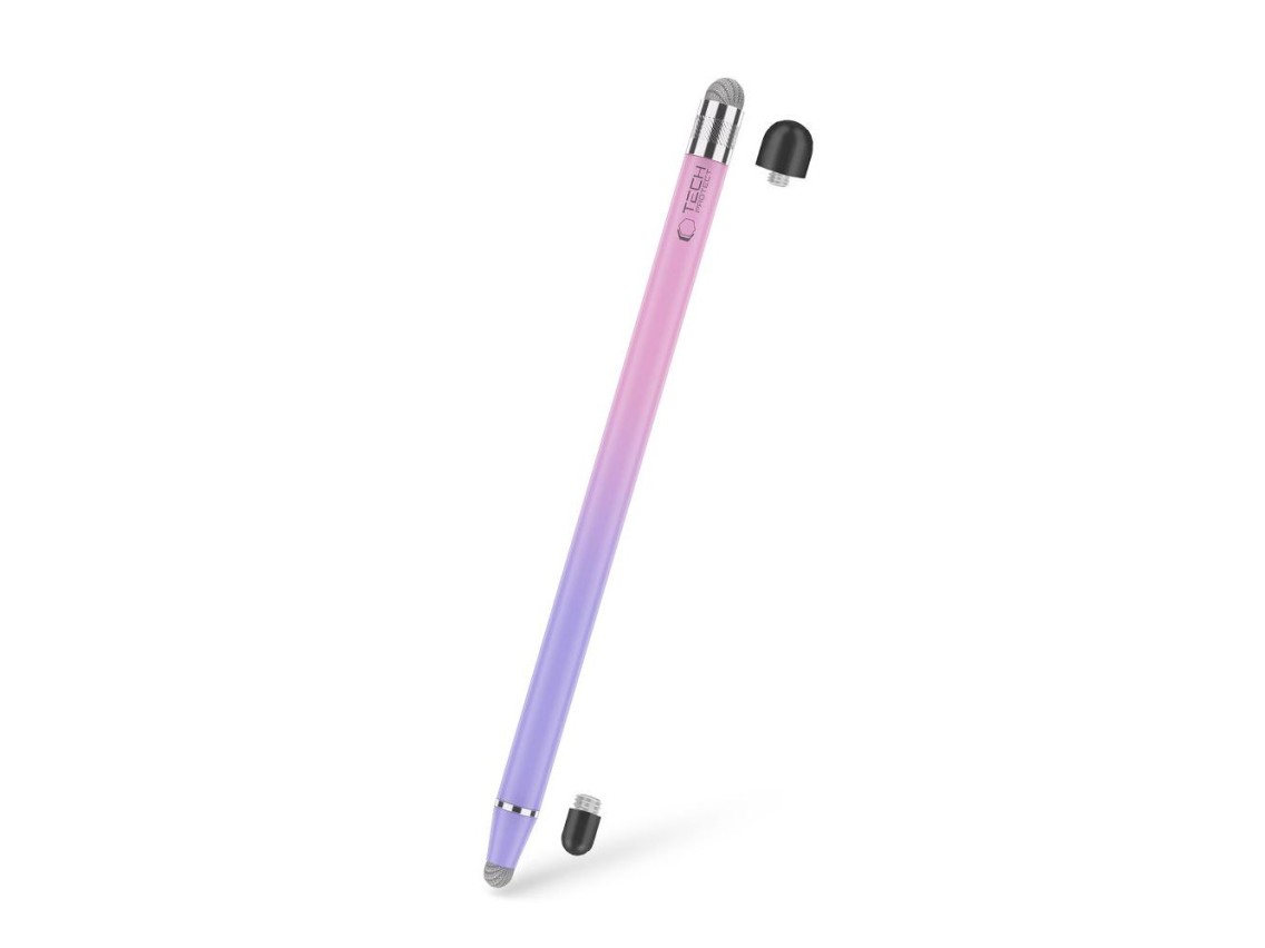 Lápiz táctil pasivo Tech-Protect USP100 de 4 puntas - Morado