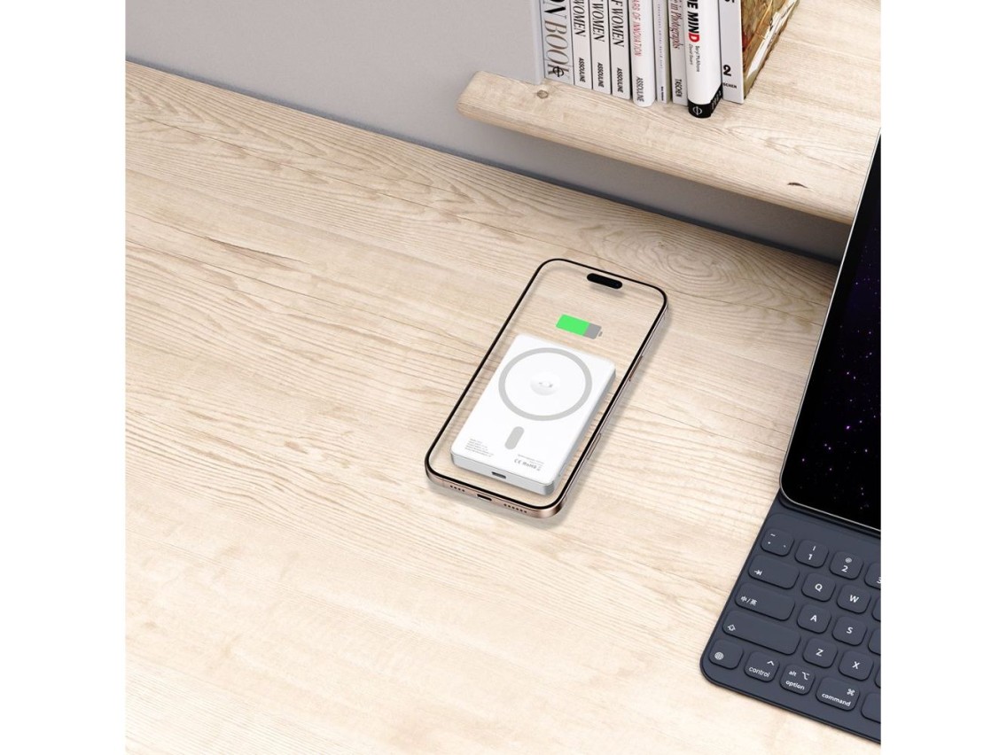 Powerbank Tech-Protect PB33 LifeMag MagSafe 5000 mAh - plateado