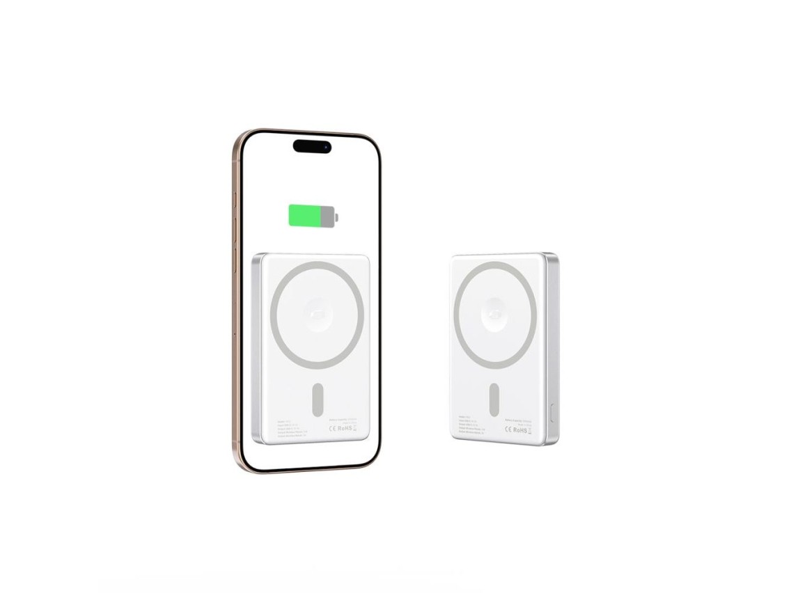 Powerbank Tech-Protect PB33 LifeMag MagSafe 5000 mAh - plateado