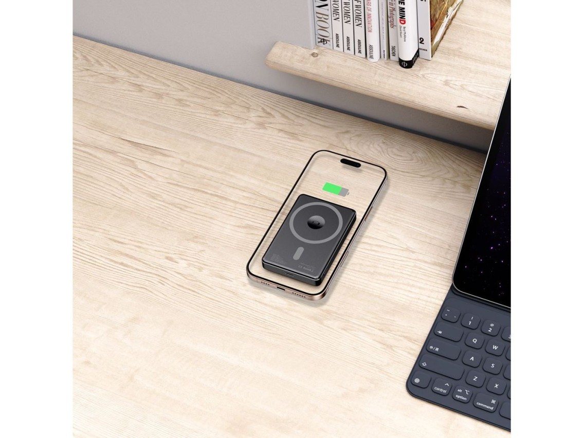 Bater�a externa Tech-Protect PB33 LifeMag MagSafe de 5000 mAh - negra